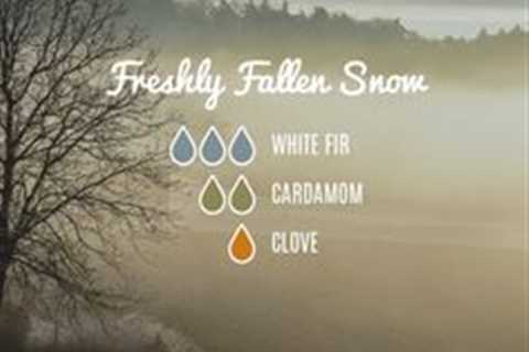 Winter diffuser blend by Loving Essential Oils - Freshly fallen snow with white fir, cardamom, and..