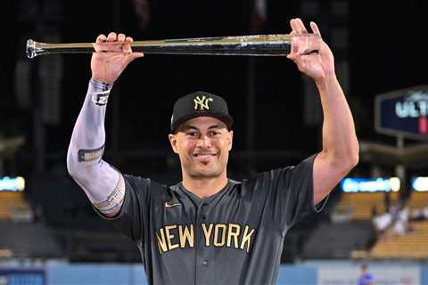 Hollywood moment: Giancarlo Stanton wins MLB All-Star Game MVP in hometown Los Angeles