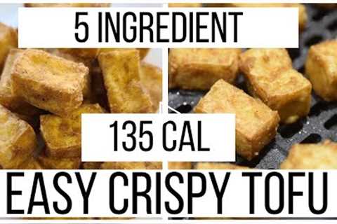 Crispy Fried Tofu Puff Air-Fryer Recipe to help you lose weight!
