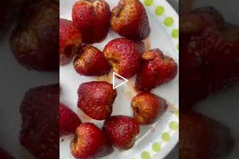 Air Fryer Strawberries 🍓|| keto diet for beginners ||🔥 Weight Loss Diet #keto #tiktok #shorts2022