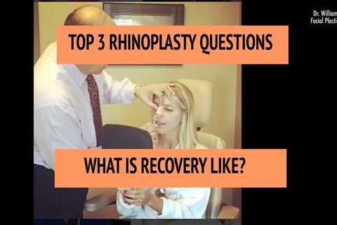 What is Recovery Like for Rhinoplasty? Rhinoplasty Recovery