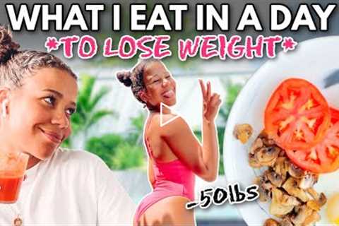 What I Eat In A Day To Lose Weight 2021 | growwithjo