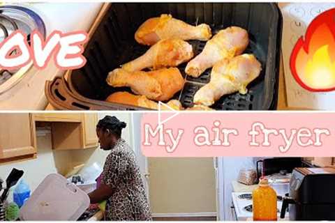 FIRST TIME USING AIR FRYER | MY WEIGHT LOSS UPDATES