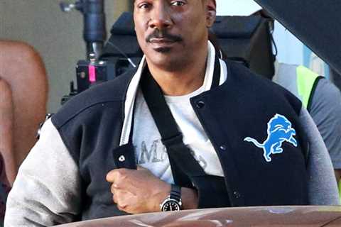 Eddie Murphy Wears His Character's Signature Jacket on Set of Beverly Hills Cop Sequel