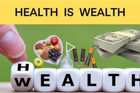 Health Tips || Health Is Your Best Wealth || Health Wealth and Lifestyle  #health #tips #success