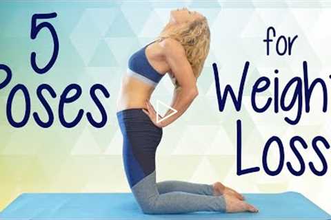 My Top 5 Poses for Weight Loss with Lindsey ♥ Detox, Belly Fat, Beginners Yoga Lesson