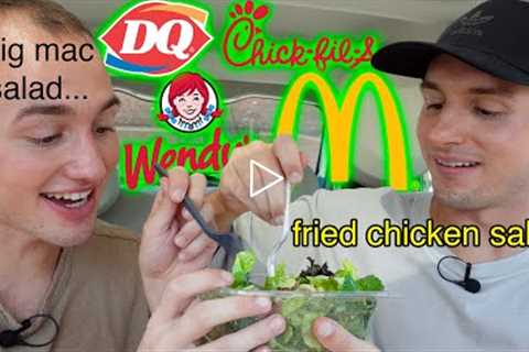 We Tried EVERY Fast Food Salad (to find the best one)