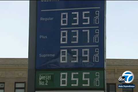 Average gas price in Los Angeles County approaches record high