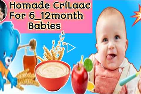 Homade Cerelac Recipe for 6-12 months baby|Super Meal Tips|kids Food Hacks|Cerelac banany ka tarika