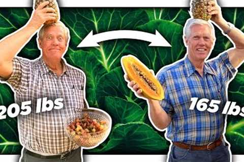 My Dad''''s Raw Food Transformation | Cancer Testimonial | Weight Loss | 6 Months High Raw 🍌🥬🍉✨