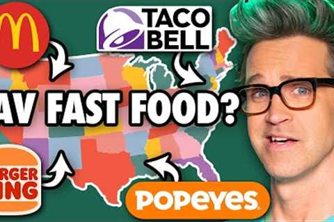 What''''s The Most Popular Fast Food In Each State?