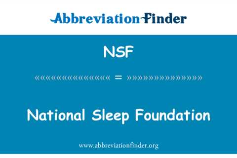 Is the National Sleep Foundation Legitimate?