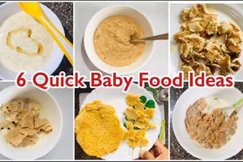 Dinner Recipe for 1-2 year Baby | 6 Quick & Easy Dinner recipe for Babies