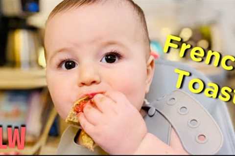 Maverick tries French Toast - Baby Led Weaning (8 months)