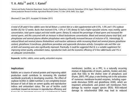 How Much Does Lecithin Increase Semen Production?