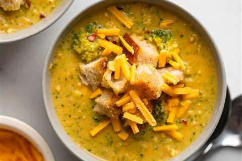 Vegan Broccoli Cheddar Soup