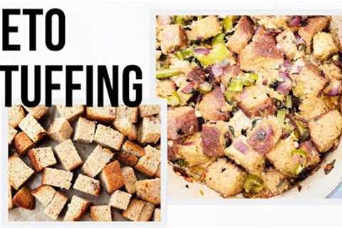 KETO THANKSGIVING STUFFING 2019 | Low Carb Classic Stuffing/Dressing Recipe