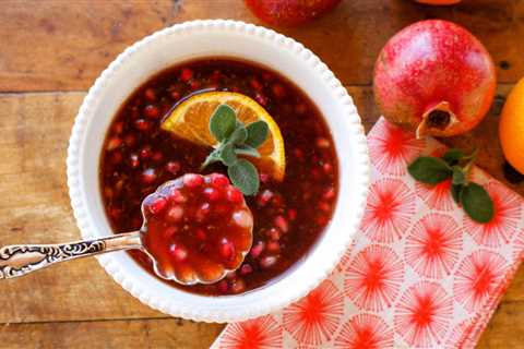 Pomegranate Sauce with Mandarins