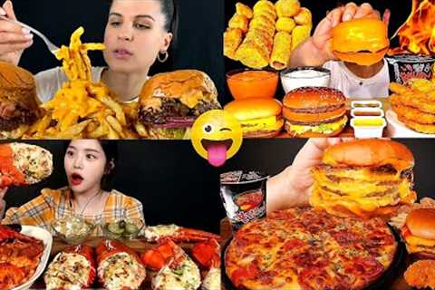 [ASMR] foodCravinG''S*BIGBITE*fastfooD Mukbang Compilation+Eating Sounds Most Satisfying SHOW☆