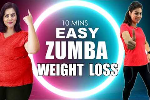 10 Mins Easy Weight Loss Zumba Dance Workout For Beginners At Home🔥Best Home Workout To Lose Weight