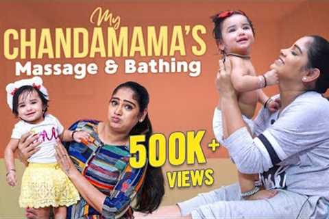 Chandamama''s Massage & Bathing || Baby Care Tips || Itlu Mee Anjalipavan