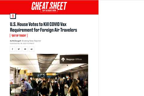 The US House of Representatives on Wednesday voted to end the requirement that most foreign air..