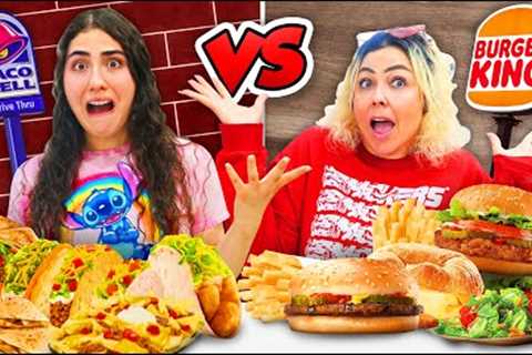 Eating the ENTIRE Fastfood Menu Challenge!