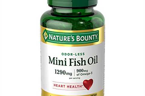 Nature's Bounty Fish Oil 1290 mg, 90 Mini Odorless Softgels