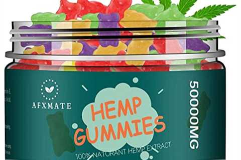 Hemp Gummies for Pain  Stress Relief - 100% Natural Hemp Oil Infused Gummies for Pain, Anxiety,..