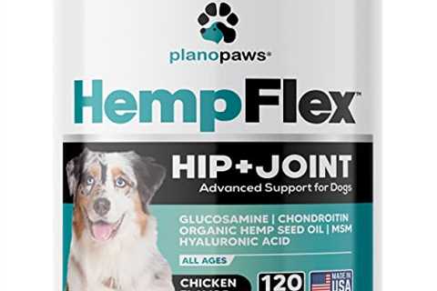 HempFlex - Glucosamine Chondroitin for Dogs - Hemp Oil for Dogs - Safe, All-Natural Dog Joint..