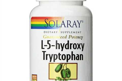 Solaray L-5-hydroxytryptophan (5-HTP) - 60 Enteric-Coated Capsules - 100 mg - Also Includes..