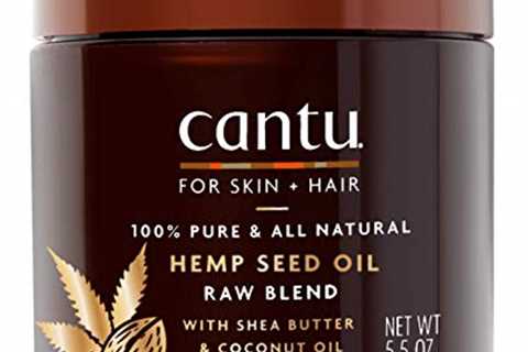 Cantu For Skin + Hair Hemp Seed Oil Raw Blend 5.5 Ounce Jar (Pack of 2)