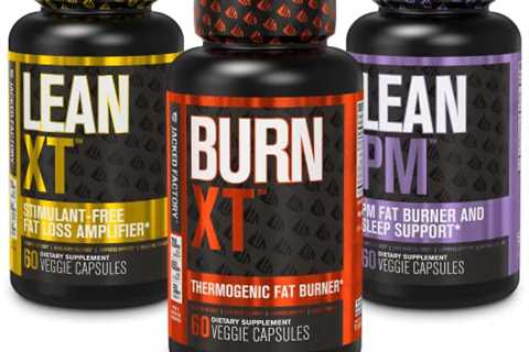 Burn-XT Thermogenic Fat Burner, Lean PM Nighttime Fat Burner  Sleep Aid, Lean-XT Caffeine Free Fat..