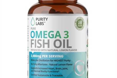 Triple Strength Omega 3 Fish Oil Supplement 3,000MG - 180 Softgels - Rich in EPA 915mg + DHA 630mg..