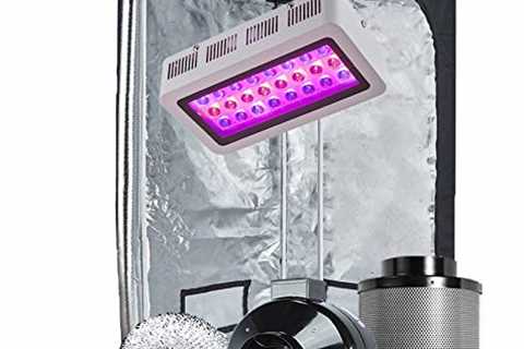 TopoGrow LED Grow Tent Complete Kit 300W LED Grow Light Kit Full-Spectrum Hydroponics 32X32X63..