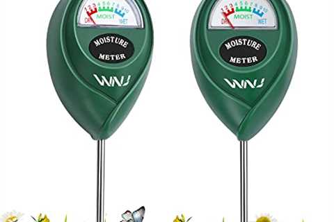 2 Pack Soil Moisture Meter, Plant Water Monitor, Lawn Moisture Meterï¼Soil Hygrometer Sensor for..