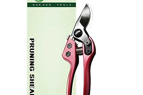 BUGUI Garden Shears - 8 Bypass Pruning Shears, Professional Garden Tools, Sharp Garden Scissors for ..