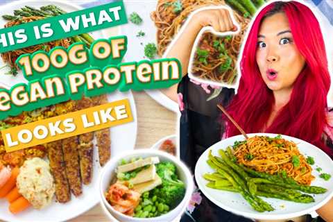 HIGH PROTEIN Vegan Full Day of Eating (100g of PROTEIN) / NO PROTEIN POWDER, NO MOCK MEATS