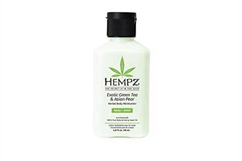 Hempz Exotic Natural Herbal Body Moisturizer with Pure Hemp Seed Oil, Green Tea and Asian Pear, 2..