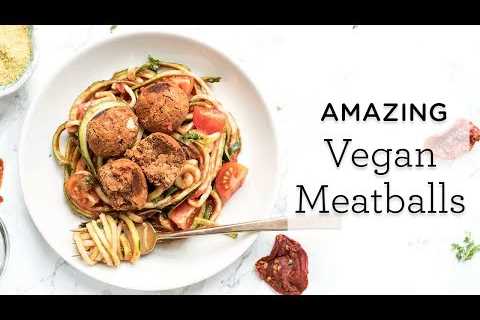 AMAZING VEGAN MEATBALLS | high protein & gluten-free