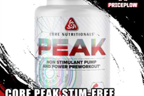 Core PEAK: Stimulant-Free Nitric Oxide Booster for PEAK Pumps