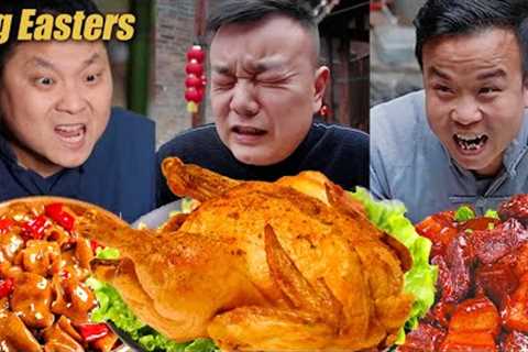 Three people fight for a chicken | TikTok Video|Eating Spicy Food and Funny Pranks|Funny Mukbang