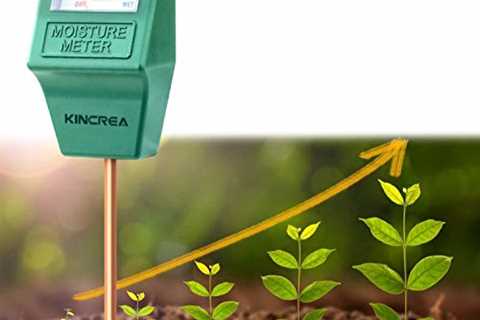 KINCREA Soil Moisture Meter, Hygrometer Soil Water Monitor for Garden, Lawn Plants Indoor Outdoor,..