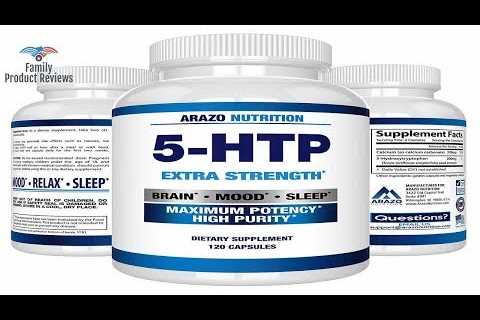 5-HTP 200 mg Supplement – 120 Capsules – Arazo Nutrition