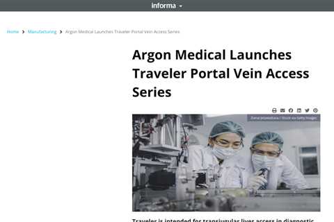 Shockwave Medical and Argon Medical Devices Launch Innovative Products to Enhance Patient Outcomes