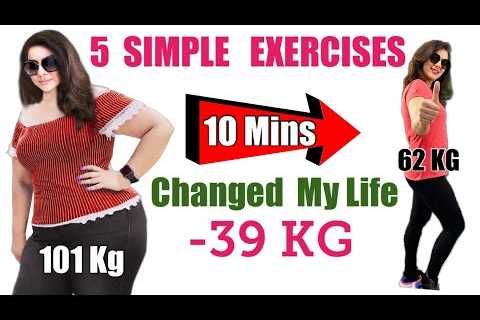 5 Easy Exercises For Weight Loss At Home | 5 Simple Exercises To Shape Your Body For Beginners