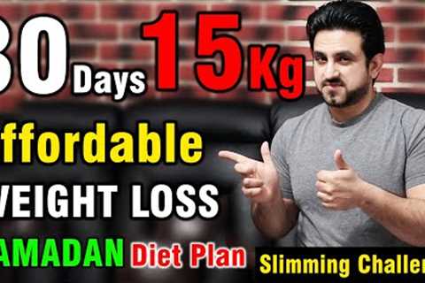 15Kgs Low Budget Ramadan Weight Loss Diet Plan Slimming Challenge