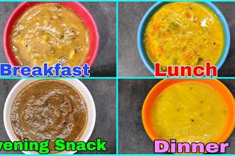 Baby Food Recipes For 10 Months To 3 Years | Baby Food Chart | Kids Food Bites