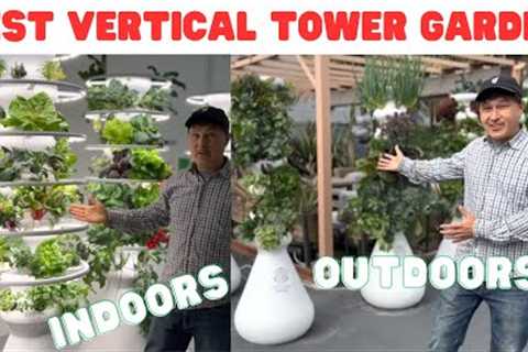 Best Vertical Hydroponic Tower Garden for Indoor or Outdoor Gardening