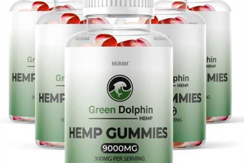 (5 Pack) Green Dolphin Gummies, Dolphin Hemp Gummies, Green Dolphin Gummies, Gummy Dolphins Pills,..